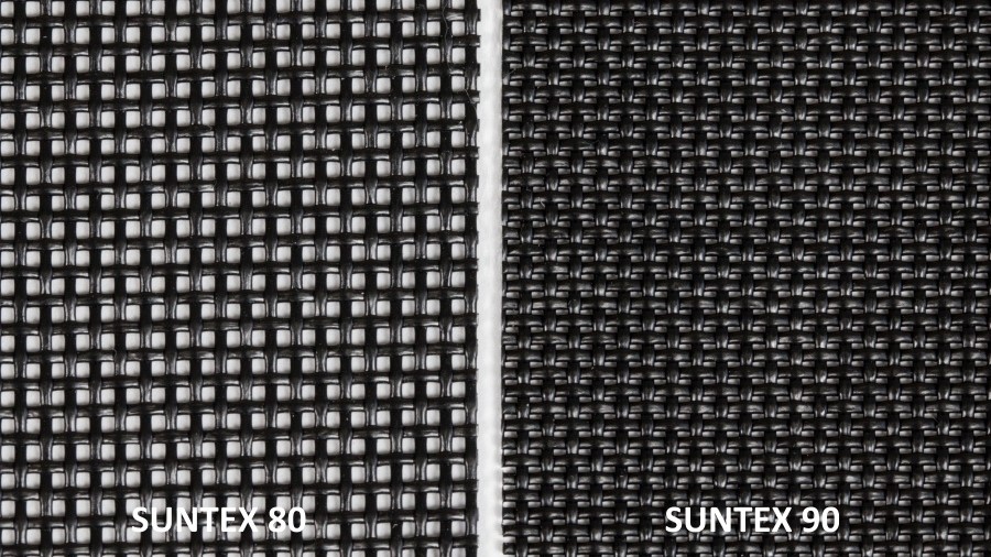 Porovnání venkovních rolet Suntex 80 a 90